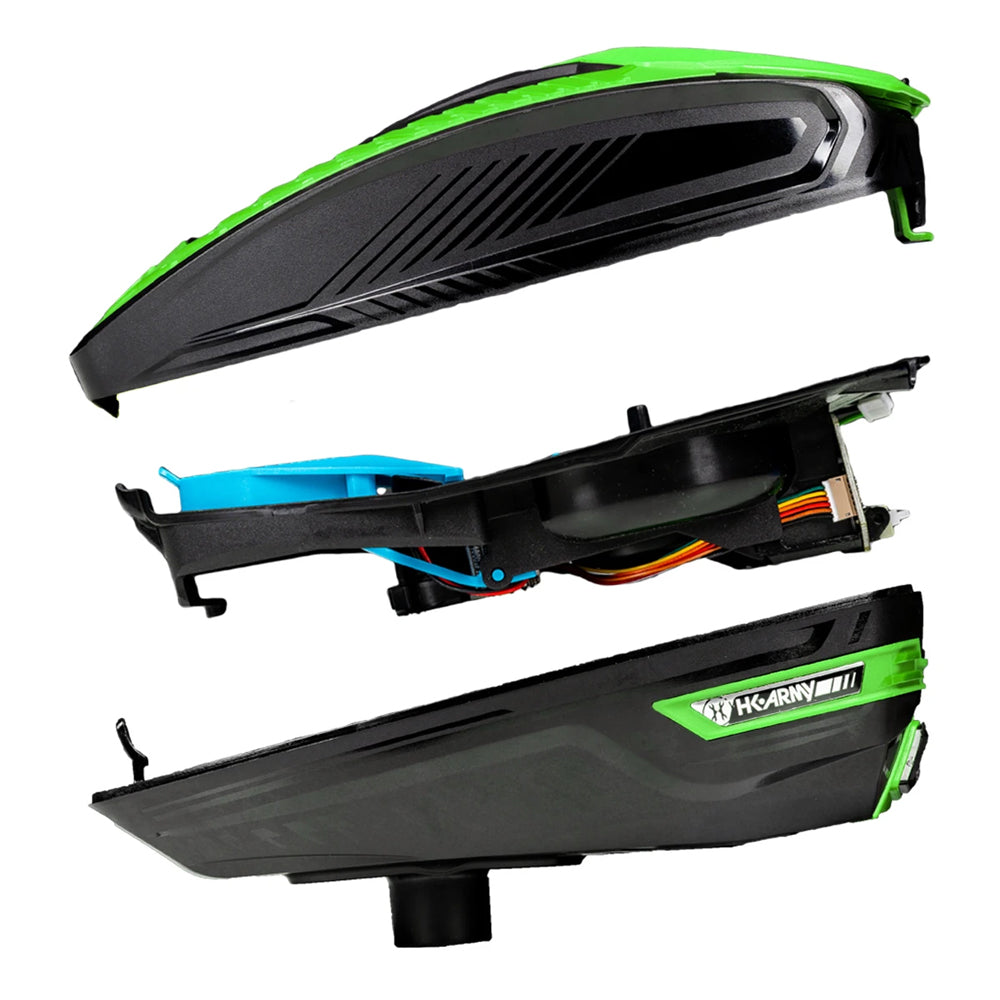CLEARANCE HK Army TFX 3.0 Electronic Paintball Loader - 22+ BPS - Black/Neon Green
