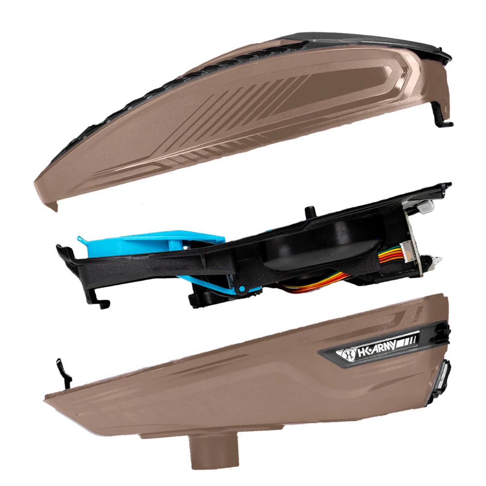 CLEARANCE HK Army TFX 3.0 Electronic Paintball Loader - 22+ BPS - Tan/Black - OPEN BOX