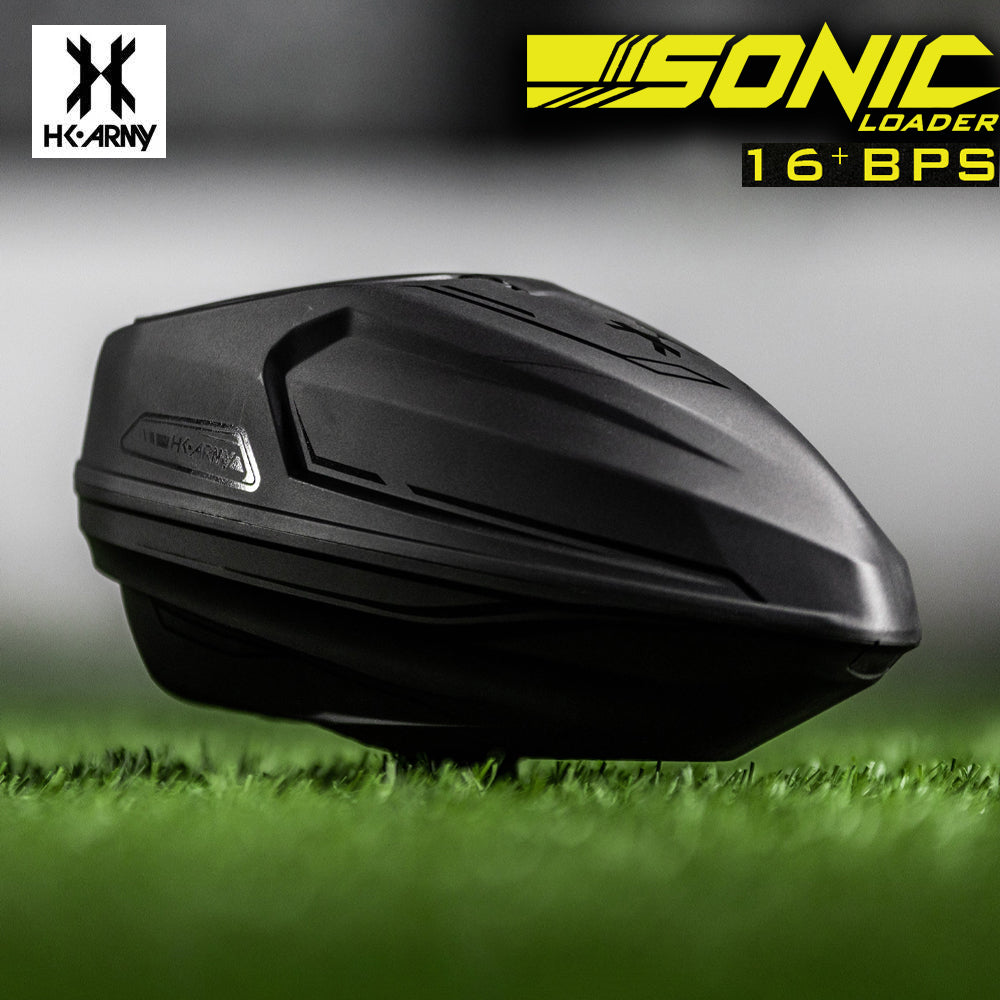 HK Army Sonic Electronic Paintball Loader 16+BPS Motorized Hopper - Black