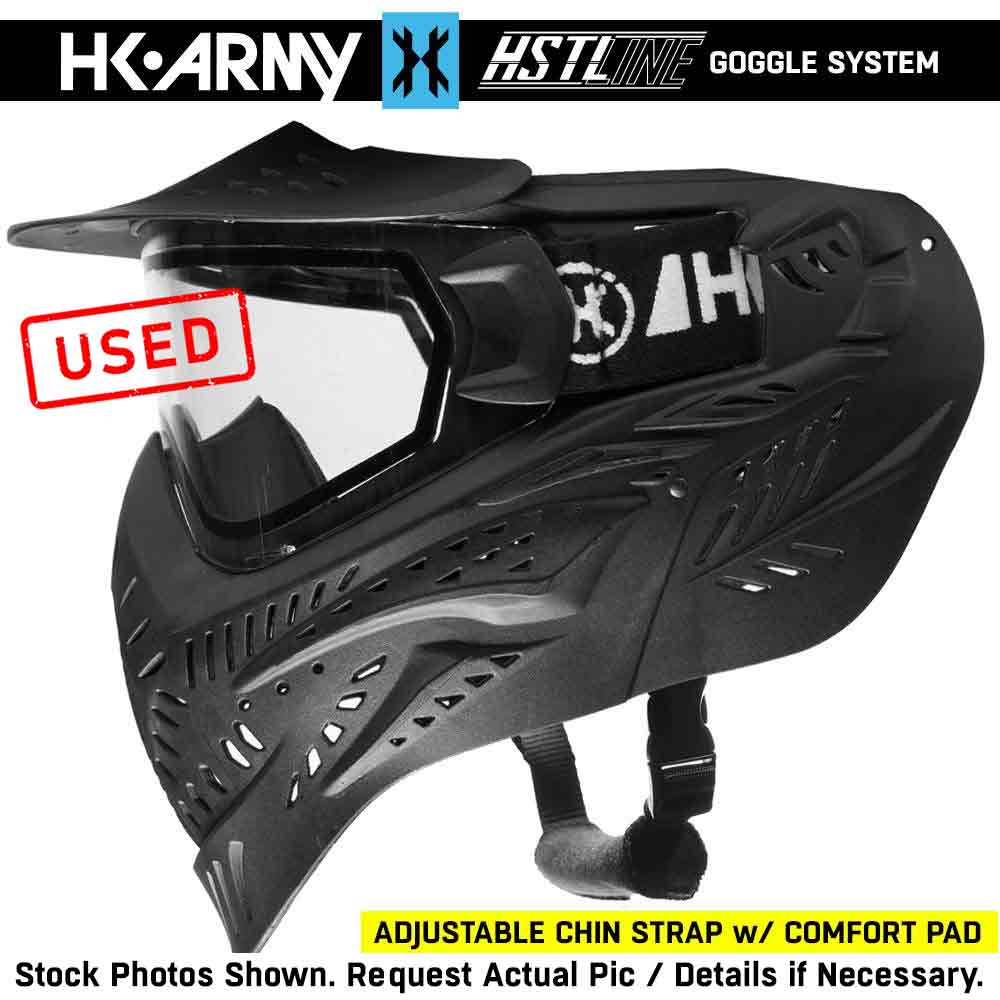 CLEARANCE HK Army HSTL Goggle Thermal Dual Paned Paintball Mask - Black | USED