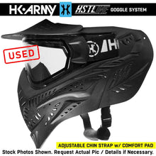 CLEARANCE HK Army HSTL Goggle Thermal Dual Paned Paintball Mask - Black | USED