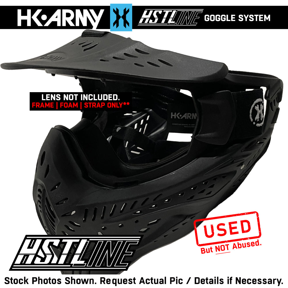CLEARANCE HK Army HSTL Goggle Thermal Dual Paned Paintball Mask FRAME | FOAM | STRAP ONLY** USED But Not Abused