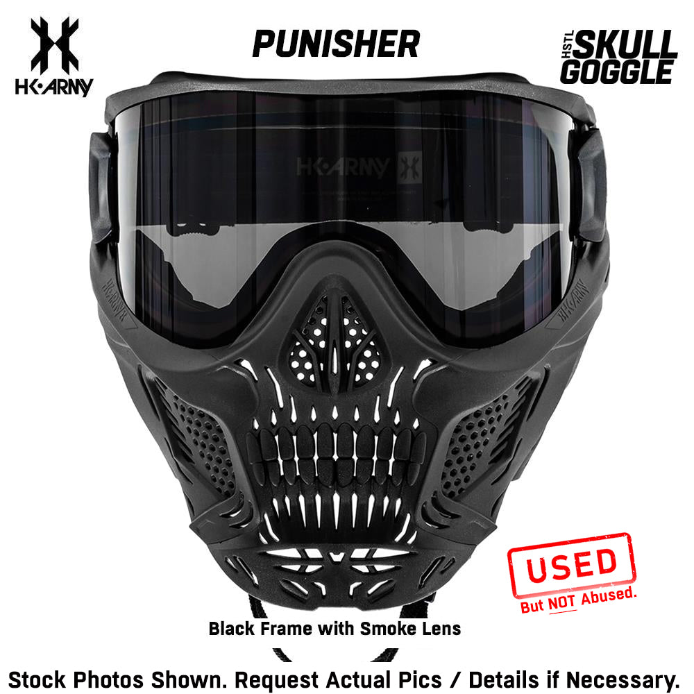 CLEARANCE HK Army HSTL SKULL Goggle Paintball Airsoft Mask with Thermal Anti-Fog Lens - Punisher