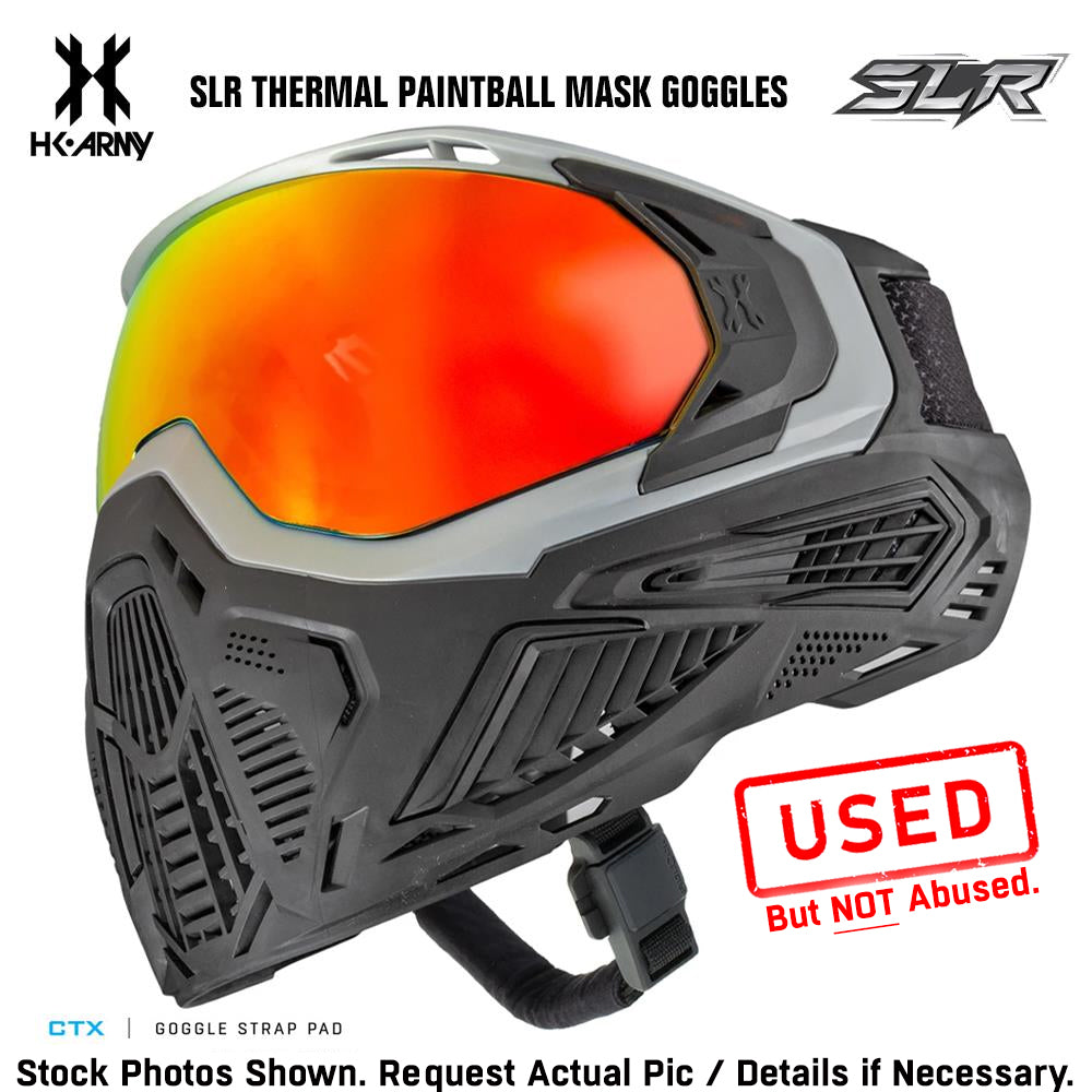 CLEARANCE HK Army SLR Thermal Paintball Mask Goggle - Solar - Scorch Thermal Lens | USED But NOT Abused