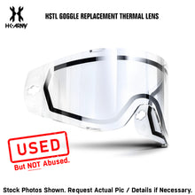 CLEARANCE HK Army HSTL Paintball Goggles Mask Thermal Lens - Clear - USED But NOT Abused