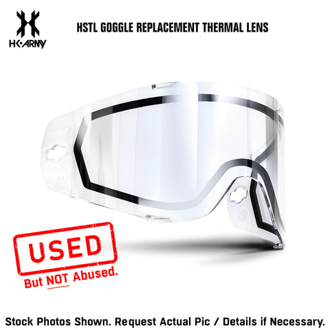 CLEARANCE HK Army HSTL Paintball Goggles Mask Thermal Lens - Clear - USED But NOT Abused