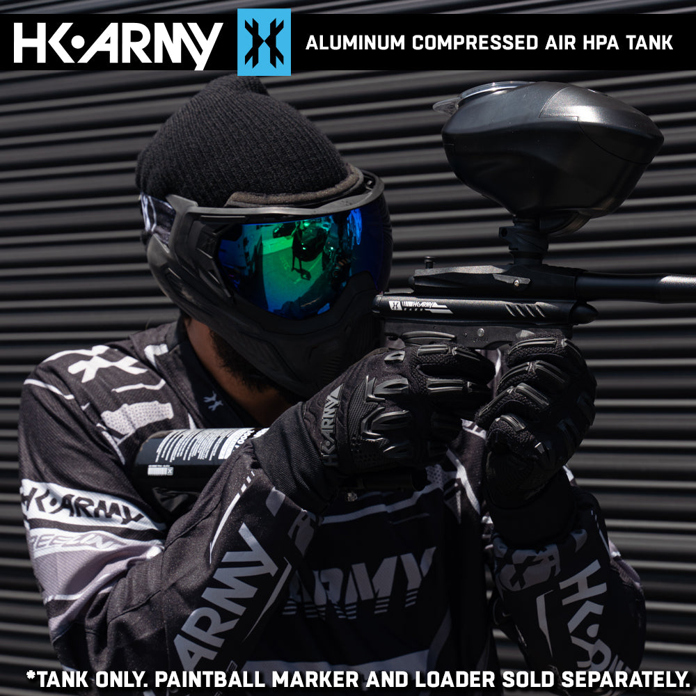 CLEARANCE Used HK Army 48/3000 Aluminum Compressed Air HPA Paintball Tank - Black - 2025 Hydro Date