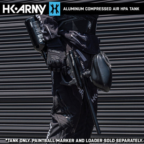 USED BLOWOUT CLEARANCE HK Army 48/3000 Aluminum Compressed Air HPA Paintball Tank - Black - 2019 Hydro Date