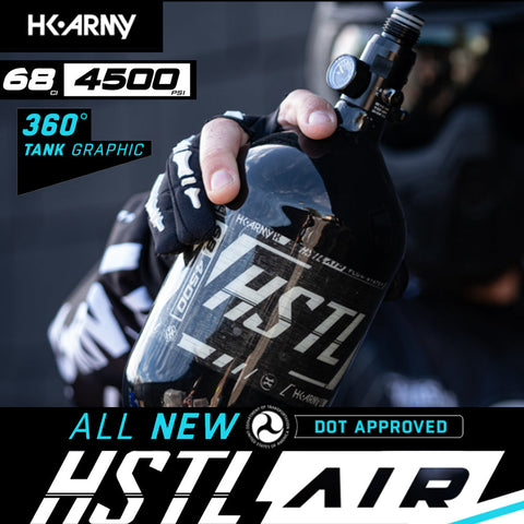 CLEARANCE HK Army HSTL 68/4500 Carbon Fiber HPA Compressed Air Paintball Tank System - Standard Reg - Hydro 01/2022