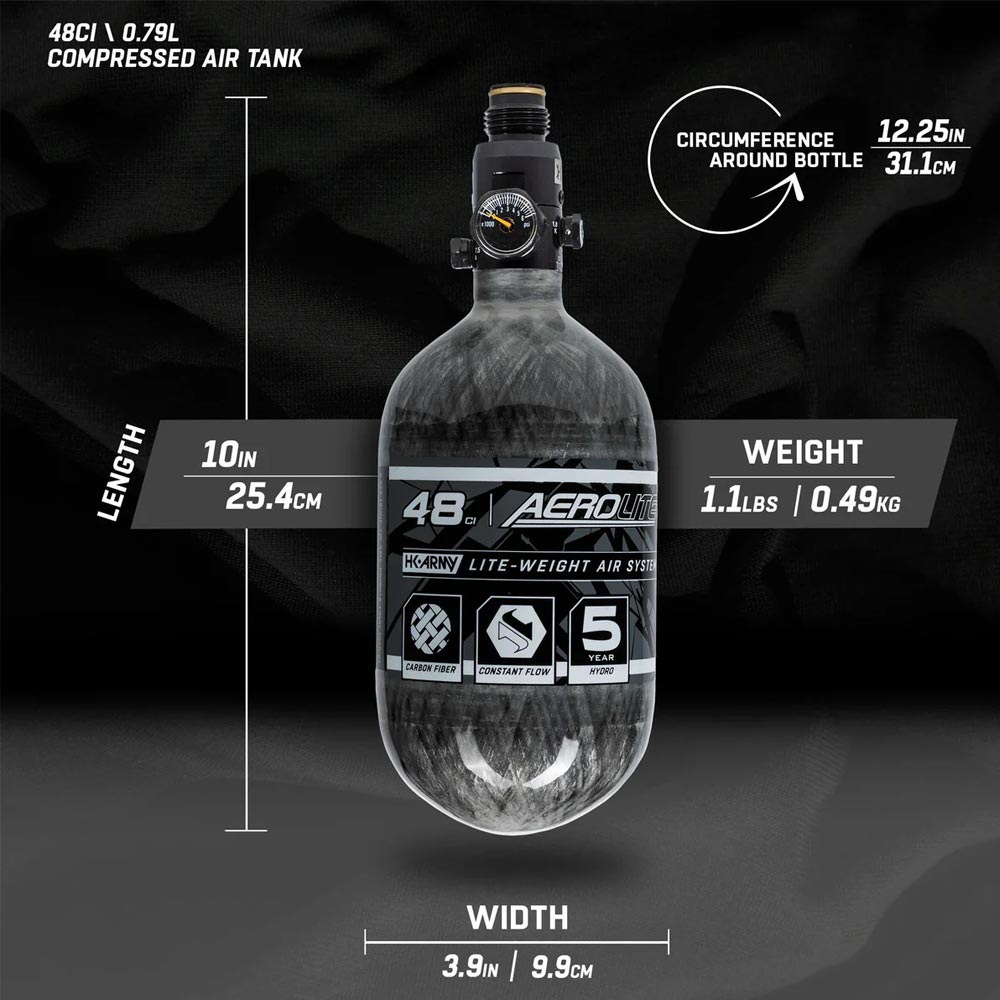 HK Army 68/4500 AEROLITE HPA Compressed Air Tank System