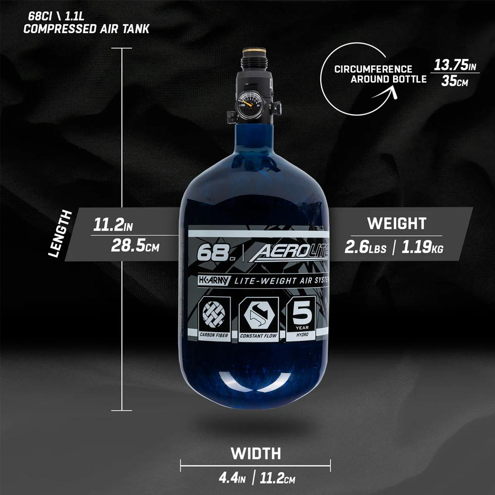 HK Army 68/4500 AEROLITE HPA Compressed Air Tank System