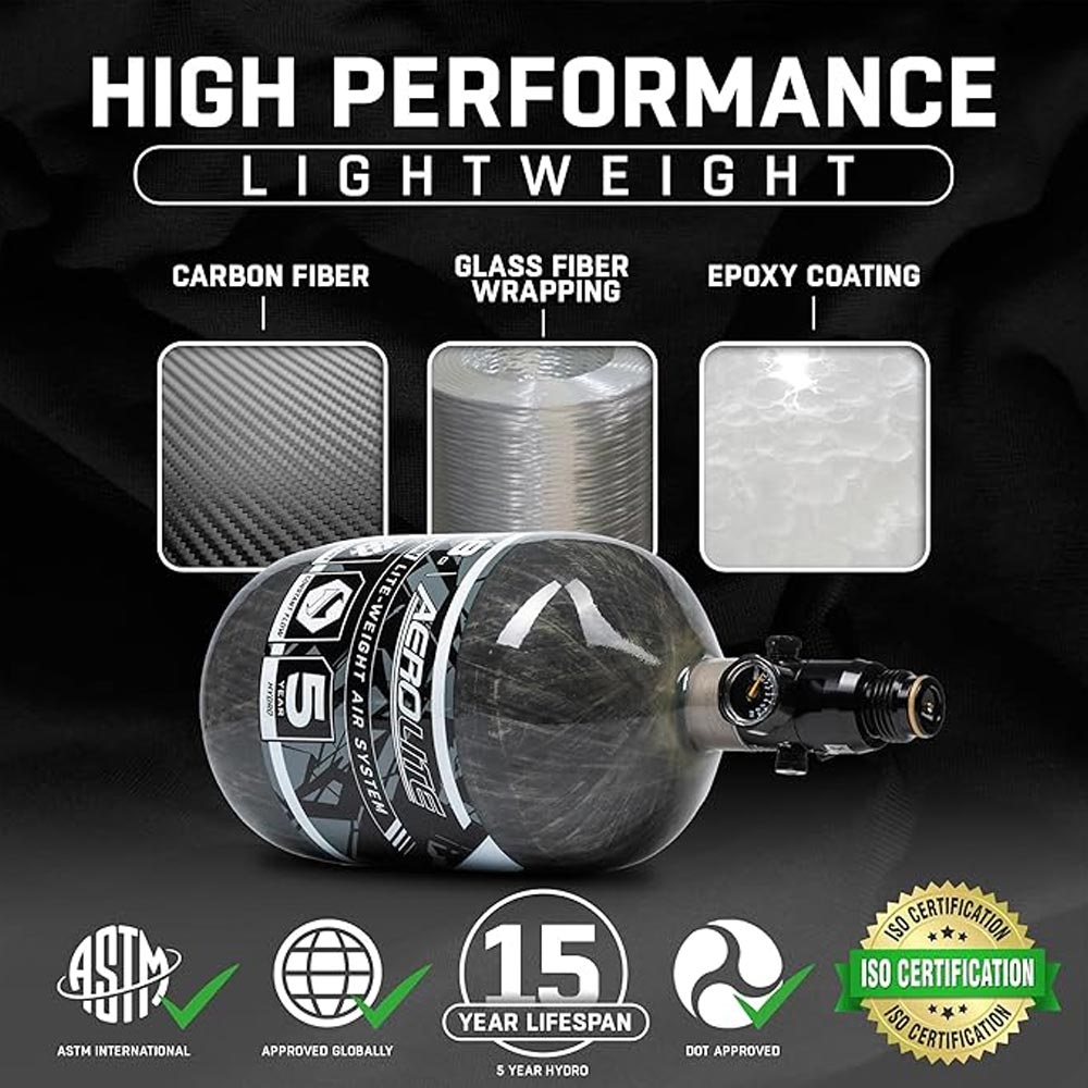 HK Army 68/4500 AEROLITE HPA Compressed Air Tank System