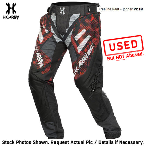 CLEARANCE HK Army Freeline "V2 Jogger Fit" Paintball Pants - Fire - 2X-Large/3X-Large (40-44) - USED But NOT Abused
