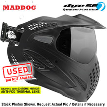 CLEARANCE Maddog Dye SE Special Edition Thermal Anti-Fog Paintball Mask Goggle | Smoke - Clear - Mirror | USED But NOT Abused