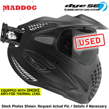 CLEARANCE Maddog Dye SE Special Edition Thermal Anti-Fog Paintball Mask Goggle - Smoke | USED