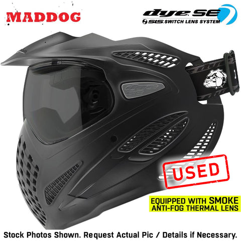 CLEARANCE Maddog Dye SE Special Edition Thermal Anti-Fog Paintball Mask Goggle - Smoke | USED