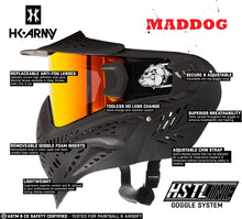 CLEARANCE Maddog HK Army HSTL Goggle Paintball Airsoft Mask with Anti Fog Thermal Lens | CLEAR SMOKE FIRE ICE GOLD CHROME | USED But NOT Abused