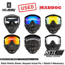 CLEARANCE Maddog HK Army HSTL Goggle Paintball Airsoft Mask with Anti Fog Thermal Lens | CLEAR SMOKE FIRE ICE GOLD CHROME | USED