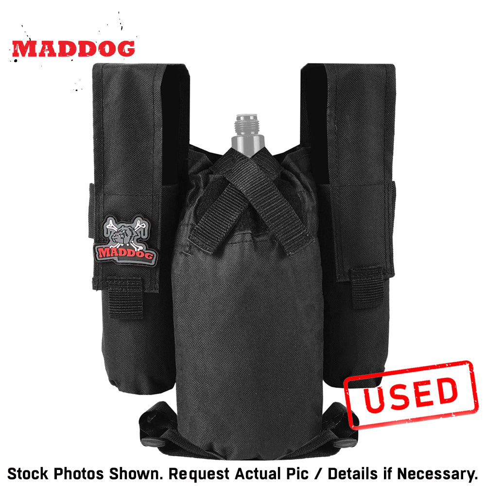 CLEARANCE Used Maddog 2+1 Paintball Harness Pod Pack - Black