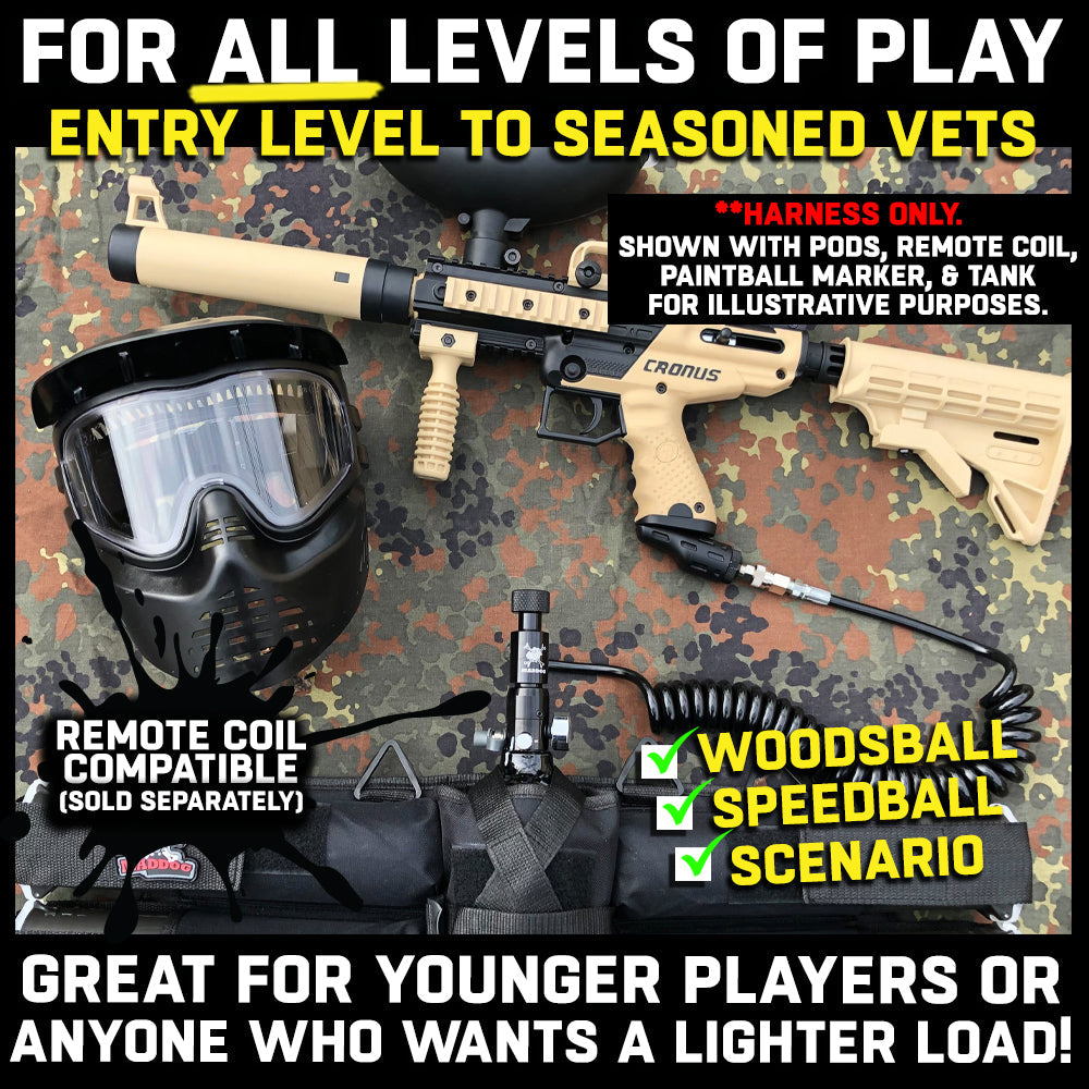 CLEARANCE Used Maddog 4+1 Padded Paintball Harness