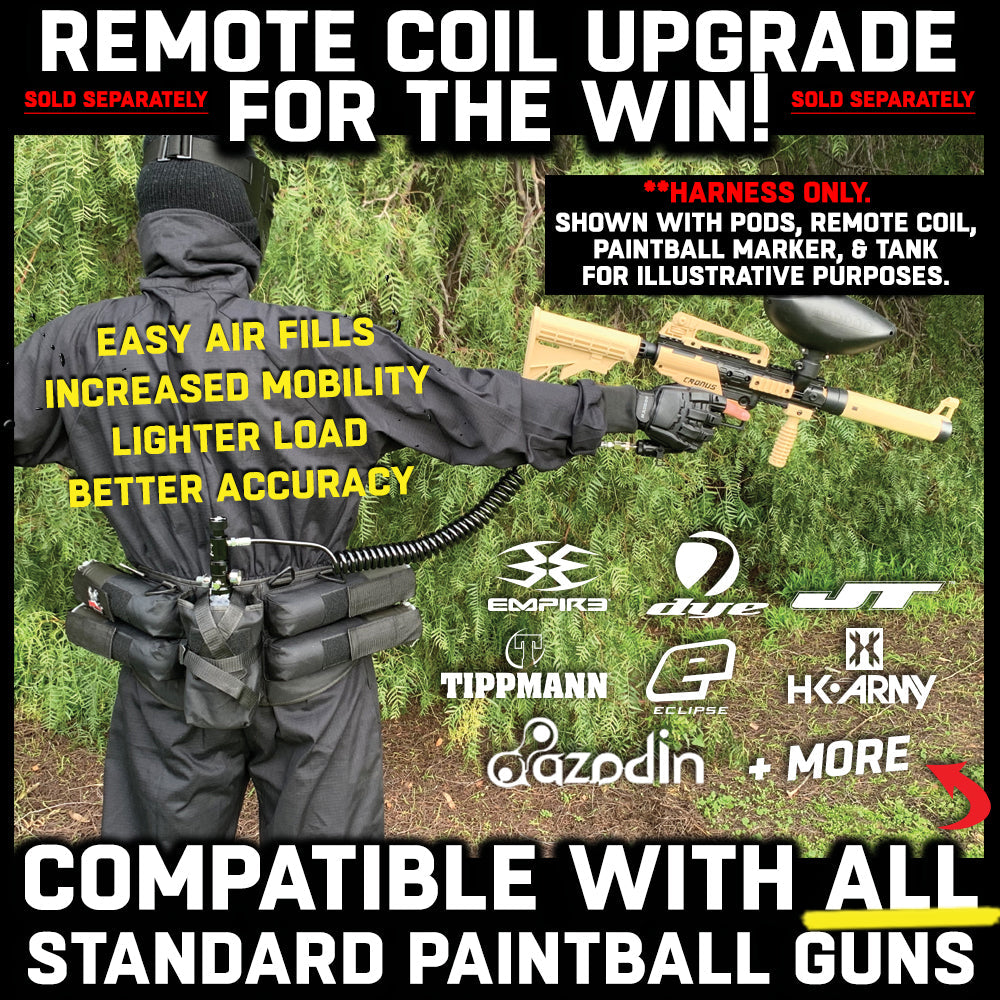 CLEARANCE Used Maddog 4+1 Padded Paintball Harness