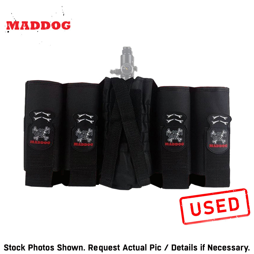 CLEARANCE Used Maddog 4+1 Vertical Paintball Harness - Black