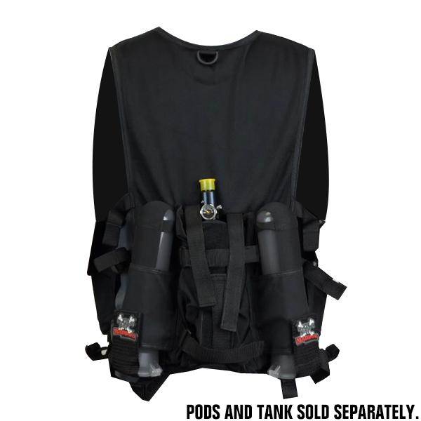 Maddog Tactical Paintball Attack Vest - Black - PaintballDeals.com