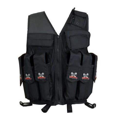 Maddog Tactical Paintball Attack Vest - Black - PaintballDeals.com