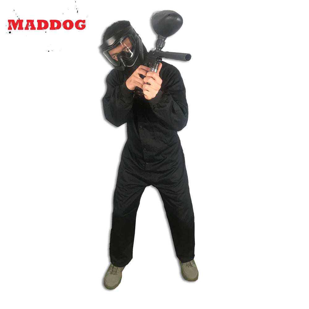 Maddog Tactical Paintball Rip Stop Coverall Jumpsuit | Black | Camo