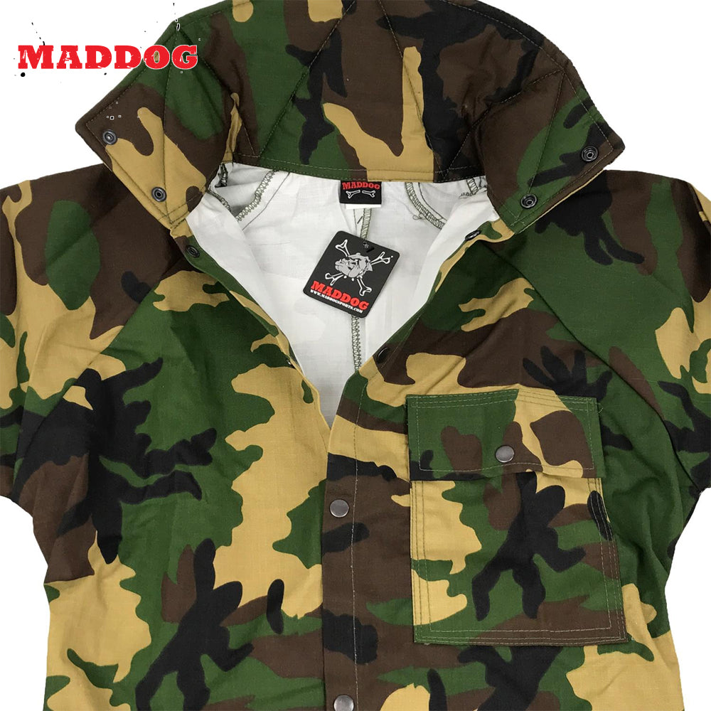 Maddog Tactical Paintball Rip Stop Coverall Jumpsuit | Black | Camo