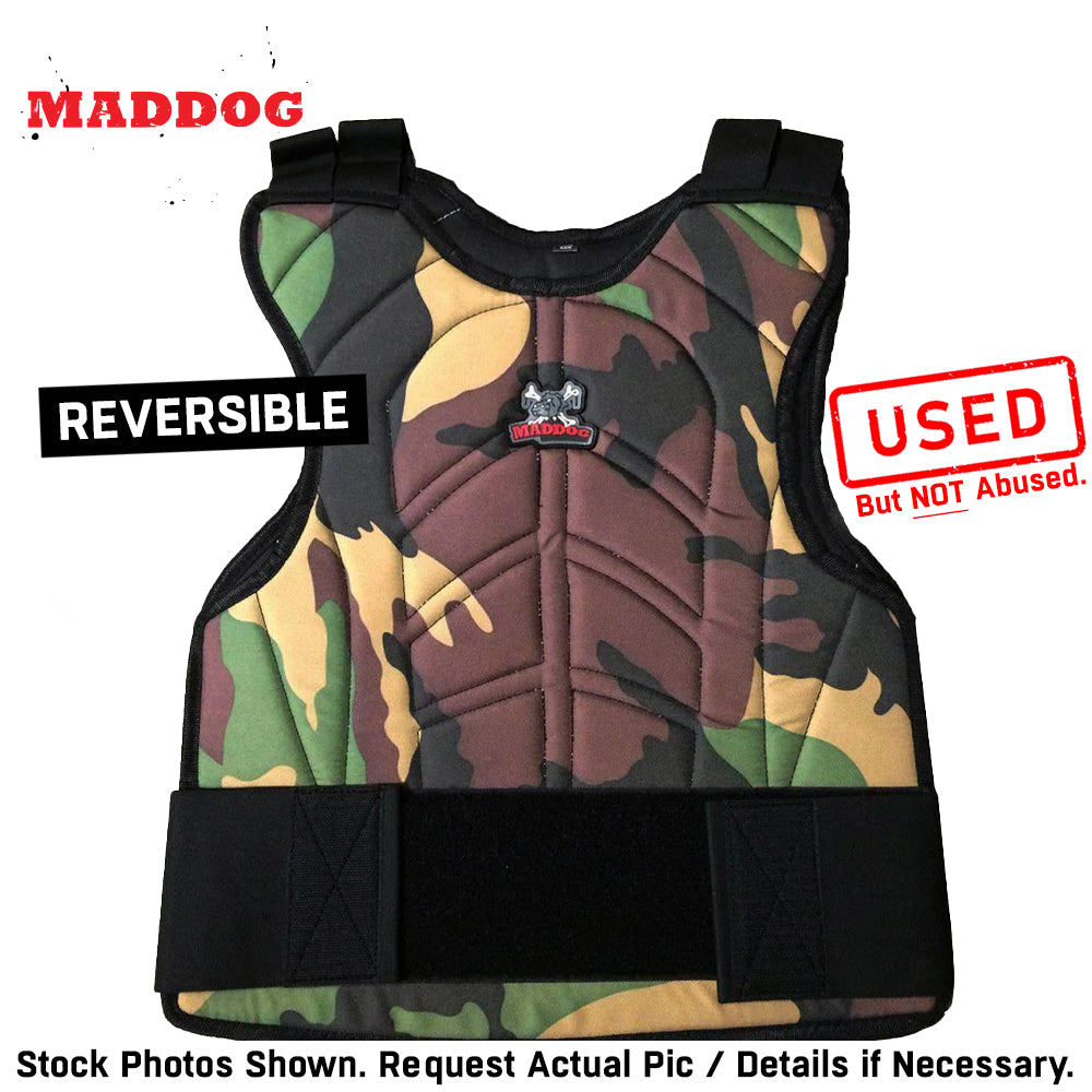 CLEARANCE Maddog Sports Paintball & Airsoft Padded Chest Protector | Used But NOT Abused
