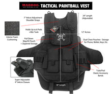 CLEARANCE Maddog Tactical Paintball Vest - Stealth Black | Used But NOT Abused