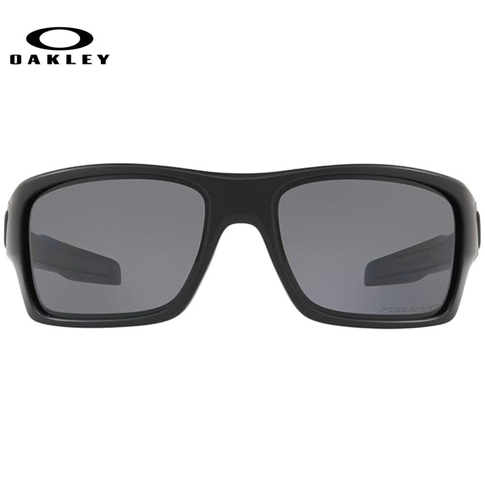 Oakley SI Turbine Men's Sunglasses - Matte Black w/ Grey Polarized Lenses