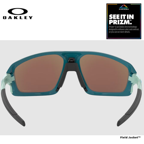 CLEARANCE Oakley Men's Field Jacket Sunglasses - PRIZM Sapphire Lens