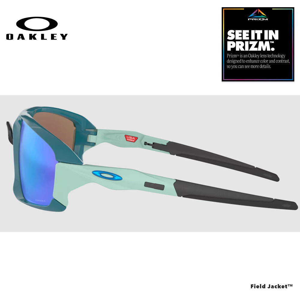 CLEARANCE Oakley Men's Field Jacket Sunglasses - PRIZM Sapphire Lens