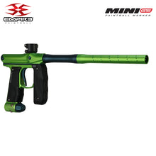 Empire Mini GS Electronic Paintball Gun .68 Caliber - Full Auto - Dust Cadmium Green / Admiral Blue 2-pc Barrel