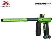 Empire Mini GS Electronic Paintball Gun .68 Caliber - Full Auto - Dust Cadmium Green / Admiral Blue 2-pc Barrel