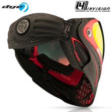 CLEARANCE Dye I4 PRO Thermal Paintball Mask Goggles - Meltdown Black/Red - Used But NOT Abused