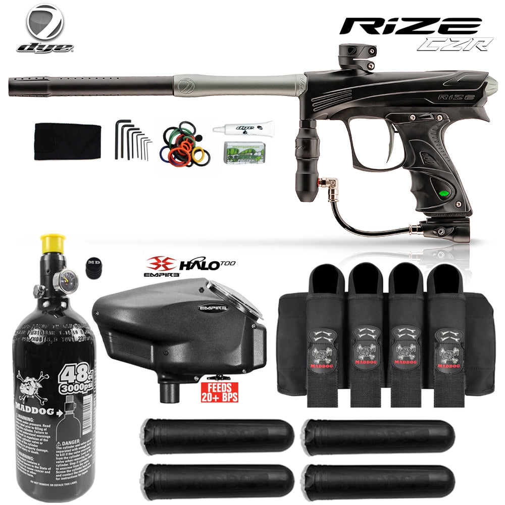 Dye Rize CZR Advanced HPA Paintball Gun Package