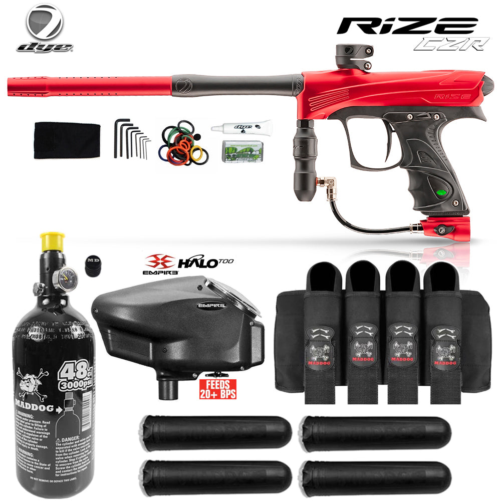 Dye Rize CZR Advanced HPA Paintball Gun Package