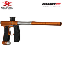 Empire Mini GS Electronic Paintball Gun .68 Caliber - Full Auto - Dust Tangerine / White 2-pc Barrel