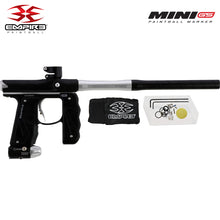 Empire Mini GS Electronic Paintball Gun .68 Caliber - Full Auto - Dust Black / Silver - 2pc Barrel