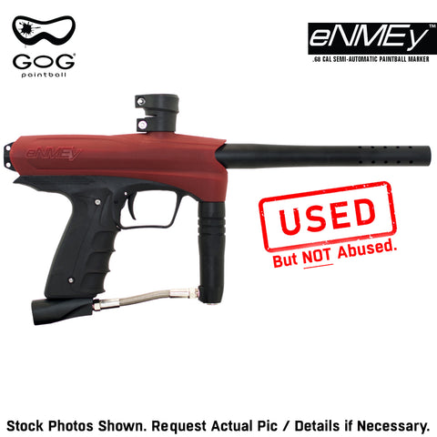 CLEARANCE GoG eNMEy Gen2 .68 Caliber Paintball Gun Marker - Red - USED But NOT Abused