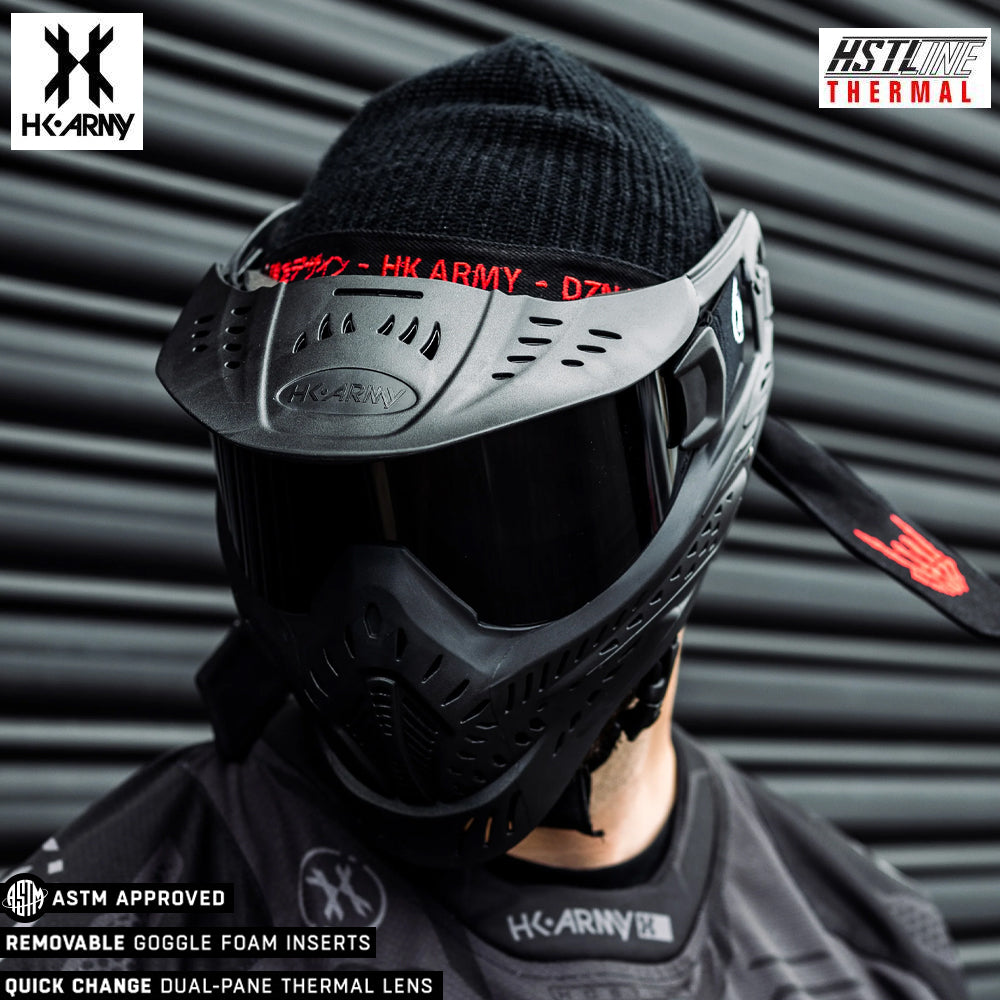 HK Army HSTL Goggle Paintball Airsoft Mask with Anti Fog Thermal Lens