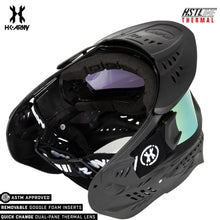 HK Army HSTL Goggle Paintball Airsoft Mask with Anti Fog Thermal Lens - Black w/ Gold Lens