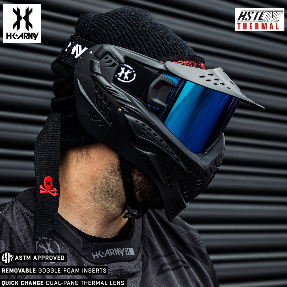 HK Army HSTL Goggle Paintball Airsoft Mask with Anti Fog Thermal Lens