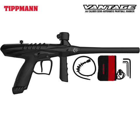 Tippmann Vantage .68 Caliber Semi-Automatic Silver CO2 Paintball Gun Package