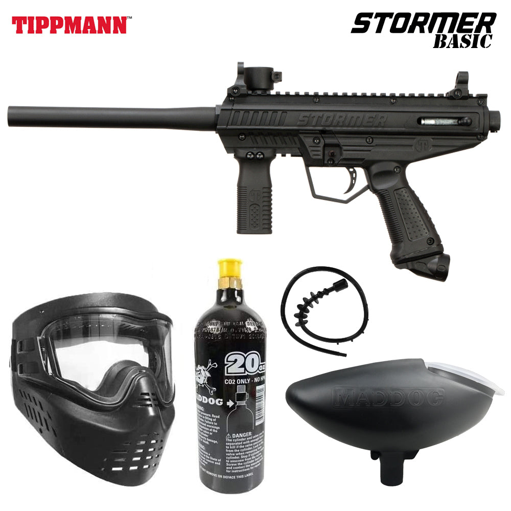 Maddog Tippmann Stormer Bronze CO2 Paintball Gun Marker Starter Package