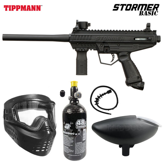 Tippmann Stormer .68 Caliber Semi-Automatic Bronze HPA Paintball Gun Package