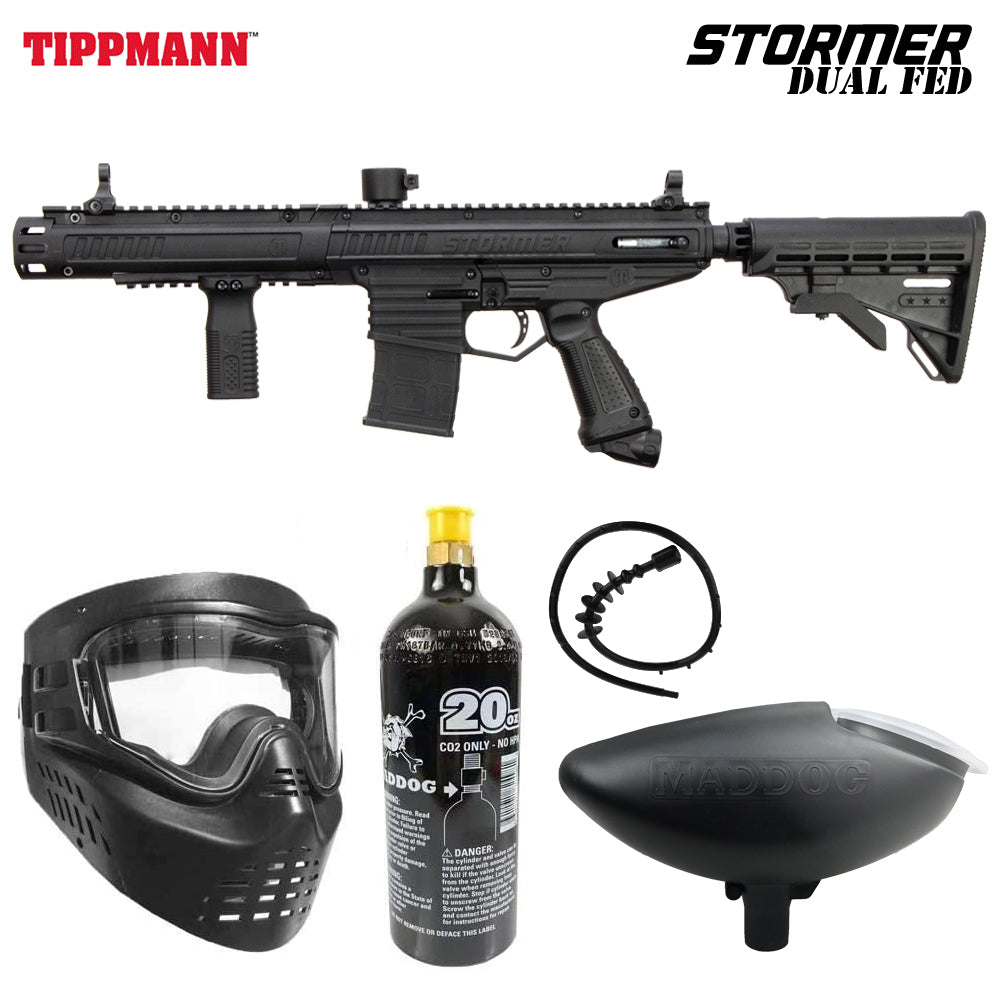 Maddog Tippmann Stormer Bronze CO2 Paintball Gun Marker Starter Package